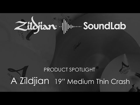 Zildjian A0233 19" A Zildjian Medium Thin Crash Cymbal w/ Video Link image 2