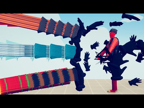 DARK PEASANT vs SUPER SPEED RANGED UNITS - TABS Totally Accurate Battle Simulator