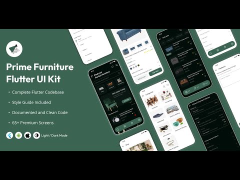 Prime Furniture Flutter App UI Kit