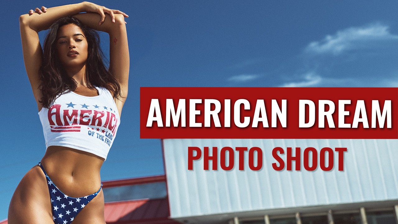 The Americana Photoshoot I Dreamed About for Years | Vintage Diner & Flag