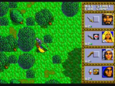 Dungeons & Dragons : Warriors of the Eternal Sun Megadrive