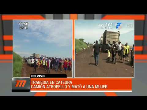 Recicladora muere arrollada por un camión en Cateura