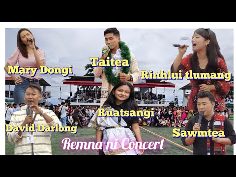 Remna ni Concert 2025. David Darlong, Taitea, Mary Dawngi, Rinhlui, Sawmtea, Ruatsangi.