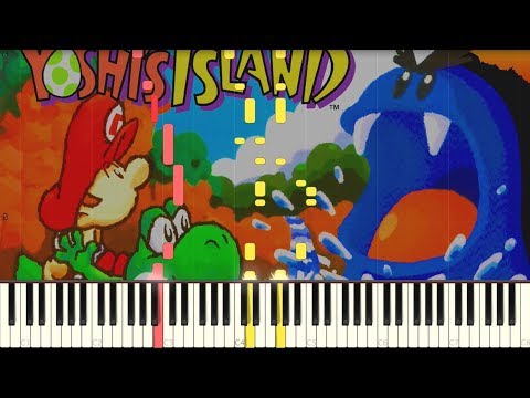 Super Mario World 2: Yoshi's Island - Map Theme - Piano (Synthesia) Video