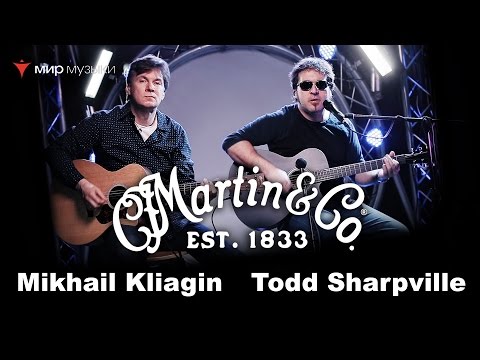 Todd Sharpville и Михаил Клягин  играют блюз на гитарах Martin