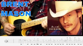 Brent Mason Solo - Alan Jackson - Let&#39;s Get Back To Me And You Solo 1