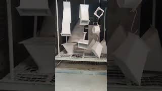 Equipment and parts in RICHI workshop (before and after painting)