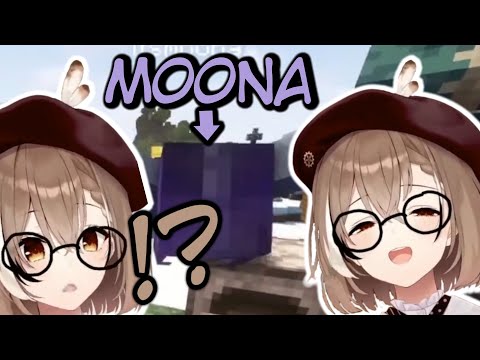 Crazy Jumpscare! Mumei vs Moona in Minecraft!
