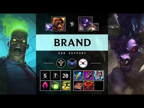 Brand Support vs Alistar - KR Diamond Patch 25.19