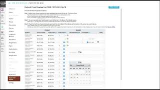 Canvas - Submitting Final Grades