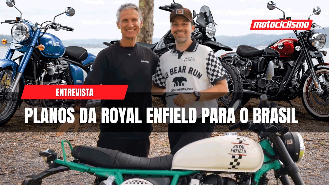 Royal Enfield prepara até 8 lançamentos no Brasil em 2026! | Entrevista Gabriel Patini