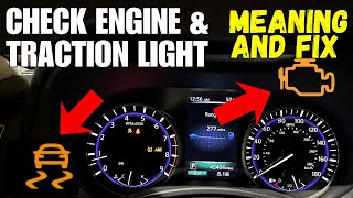 Is Check Engine Light and Traction Control Light On? Here’s What it Means & How to Fix It