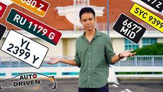 So many types of licence plates in Singapore! | Auto Driven