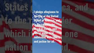 The American 🇺🇸 pledge of allegiance.