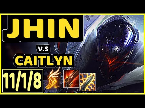 DOUBLELIFT (JHIN) vs CAITLYN - 11/1/8 KDA BOTTOM ADC CHALLENGER GAMEPLAY - NA