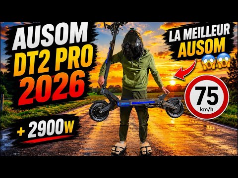  J’ai testé la TROTTINETTE la plus VIOLENTE de chez Ausom ?? La Ausom DT2 Pro est folle