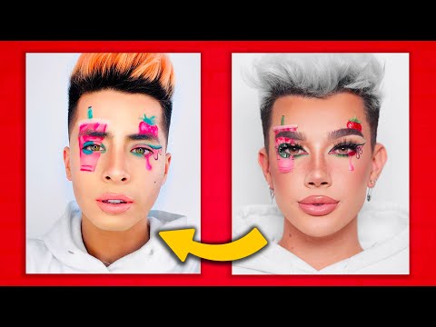 TRATÉ DE SEGUIR UN TUTORIAL DE MAQUILLAJE DE JAMES CHARLES