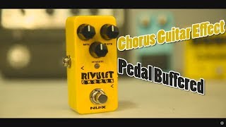 Video thumbnail for NUX NCH-2 RIVULET Chorus Guitar Effect Pedal Buffered/ True Bypass Supports USB Firmware Upgrade by TOMTOP