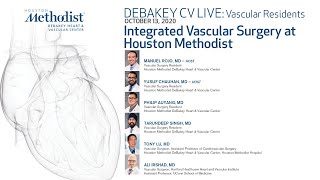 Integrated Vascular Surgery at Houston Methodist (M. Rojo, MD, Y. Chauhan, M) October 13, 2020