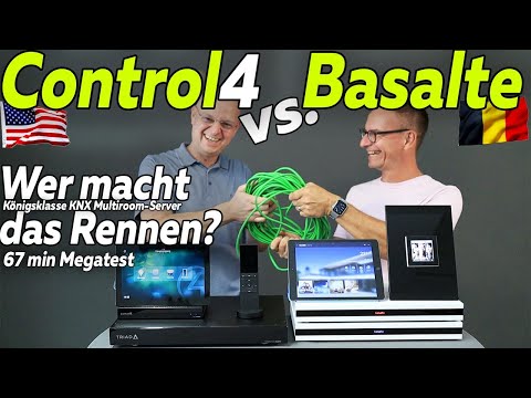 Mega Battle: CONTROL4 vs. BASALTE Home | weltbesten KNX Server & Visu | Smartest Home - Folge 222