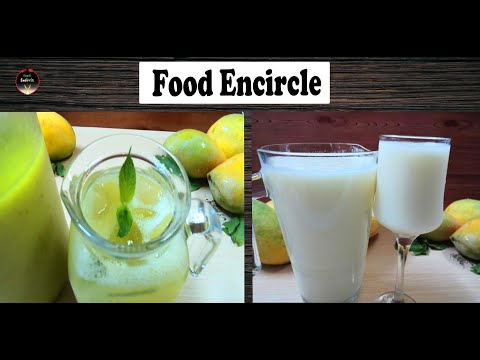 Summer refreshments#2 Mango panna & musk melon juice|Food encircle