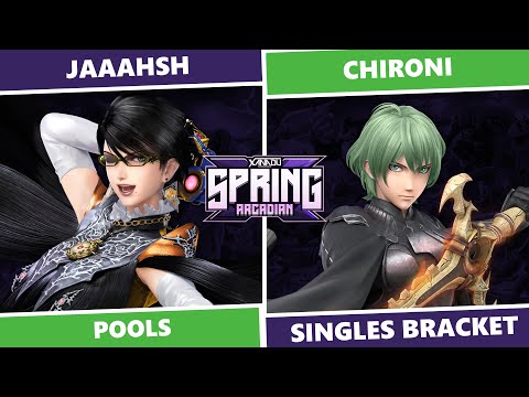 Spring Arcadian 2023: Pools - Jaaahsh (Bayonetta) Vs Chironi (Byleth) SSBU Singles
