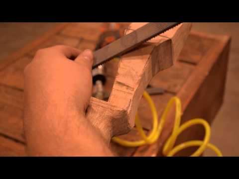 How To Make A Bow Weapon - Making The Backside of Your Wood  Bow Riser