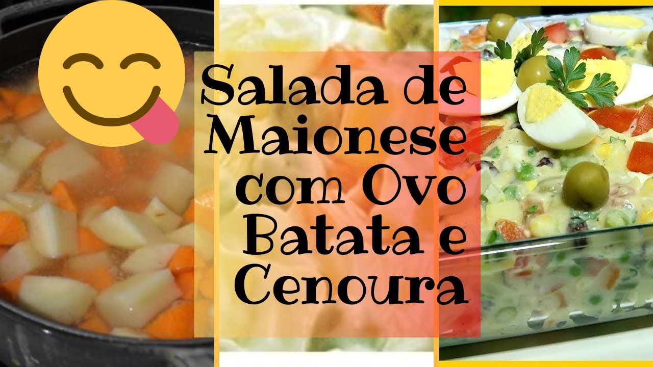 ### Salada de Maionese com Ovo Batata e Cenoura | Receitas Tudo Gostoso.