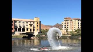 preview picture of video 'Fly boarding at Lake Las Vegas'