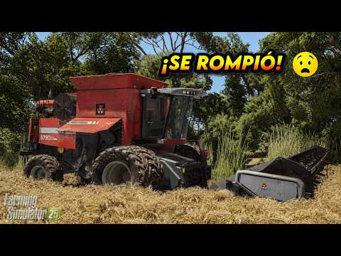 😱 ¡SE ROMPIÓ LA MASSEY 9790! 🚜💥 Así salvamos la cosecha || REALISTIC RESHADE GAMEPLAY