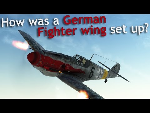 How is a German Jagdgeschwader set up?