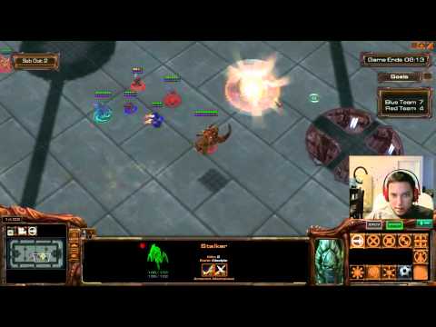 CatZ playing The Star Strikers - Starcraft 2 Custom Game