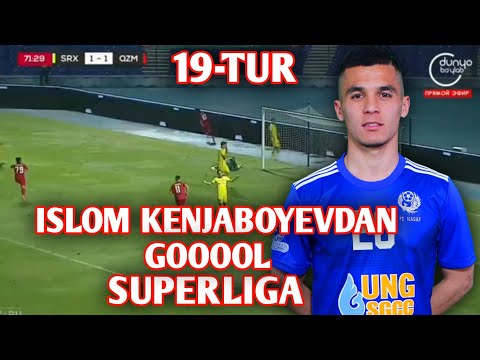 ISLOM KENJABOYEV DAN GOL COCA COLA SUPER LIGA ||  QIZILQUM
