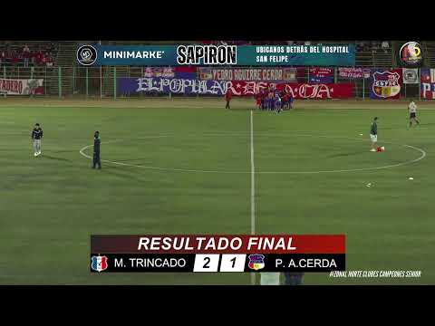 Zonal Norte Senior 35 MARCOS TRINCADO VS PEDRO AGUIRRE CERDA -EN VIVO - SEMIFINALES