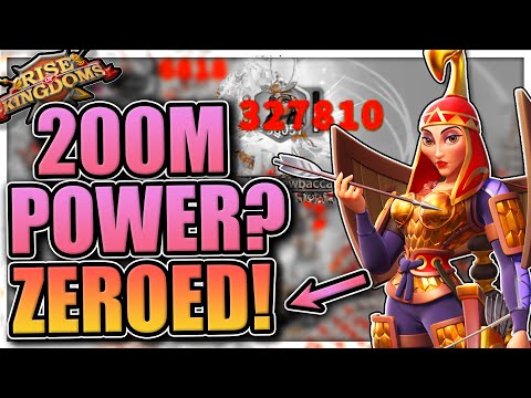 200M Double Rally Zero [Tomyris designed for cities] Rise of Kingdoms