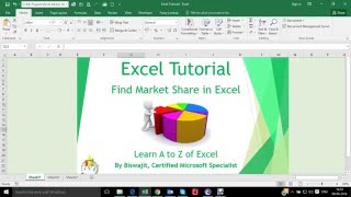 Calculating Market Share in Excel