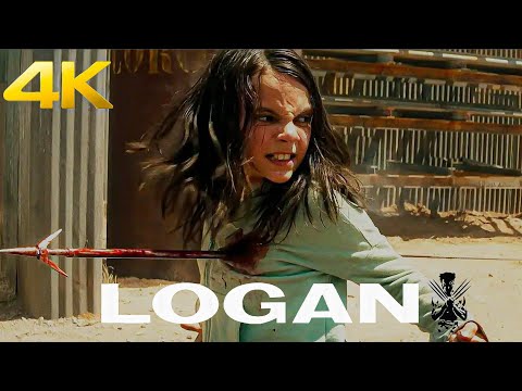 Laura and Wolverine vs Reavers - LOGAN (2017) Movie 4K Ultra HD