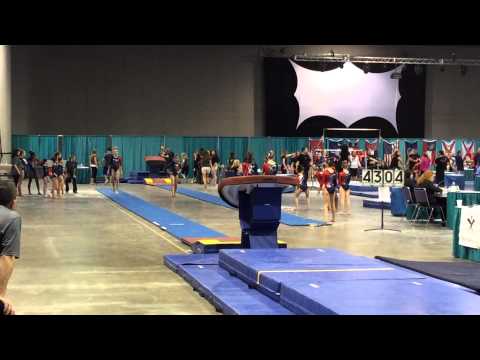 Maggie Hocutt 2015 Region 8 Regional Gymnastics Vault