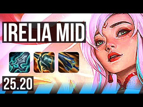 IRELIA vs AKALI (MID) | Rank 7 Irelia, Dominating | TR Challenger | 25.20
