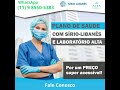 Plano de saude com Sirio Libanes e laboratorio Alta - preço acessível