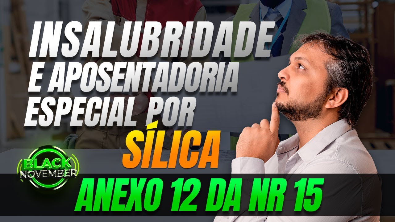 Como Enquadrar Insalubridade e Ap. Especial por Sílica? Cálculo de Sílica do Anexo 12 da NR 15