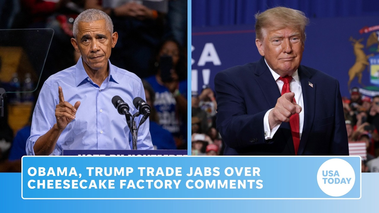Trump claps back at Obama's Cheesecake Factory remark, says 'the White House is a symbol of America'