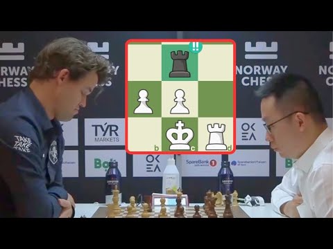 Wei Yi SACRIFICES THE ROOOOK Against Magnus Carlsen!