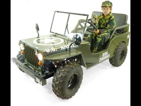 Jeep enfant électrique automatique verte