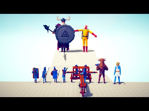 SAITAMA & ODIN vs EVERY FACTION - Totally Accurate Battle Simulator TABS