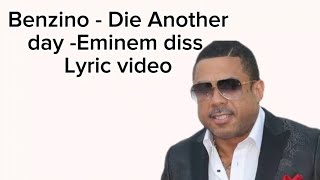 Benzino - Die Another day - Eminem diss  Lyric video Benzino full lyrics