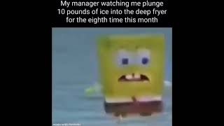 Download lagu My manager watching me plunge ice into the fryer mp3