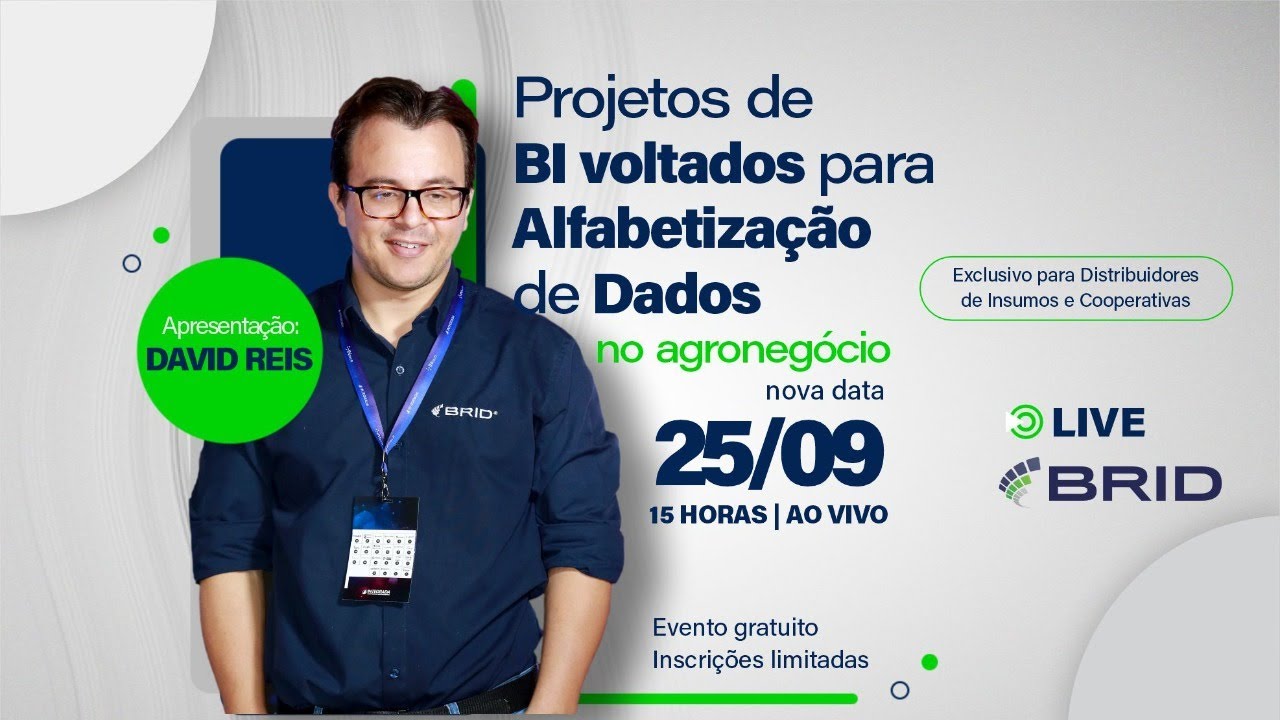 LIVE BRID: Projetos de BI voltados para Alfabetização de Dados