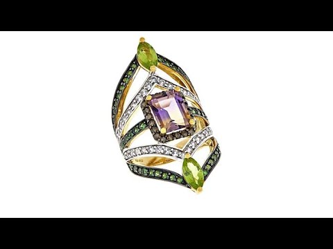 Rarities Fine Jewelry with Carol Brodie 4.41ctw Multigem...