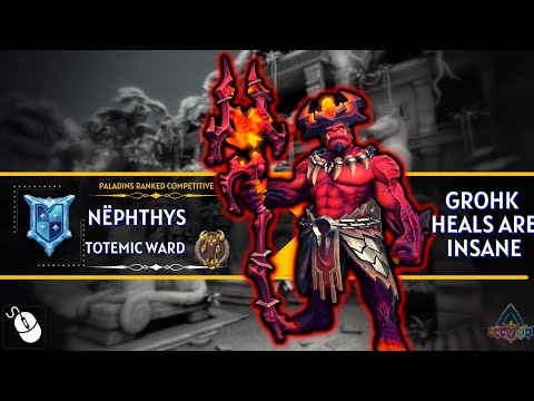 Finally Grohk Is Amazing Healer Now Nëphthys (Diamond) Paladins Ranked Competitive
